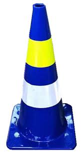 Road Safety PVC Reflective Traffic Cones By Hiphen Solution