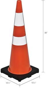 70cm Safety Road Parking Cones By Hiphen Solution