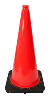 High Reflective Film Orange PVC Safety Cone By Hiphen Solution