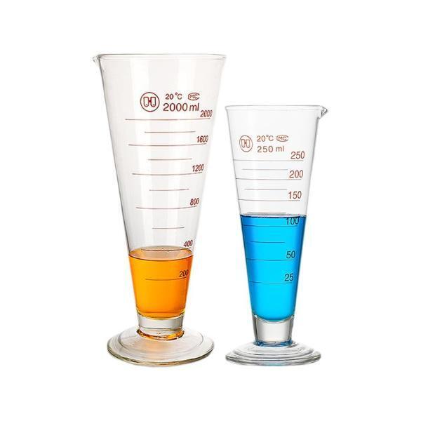 Laboratory glass measuring cup 100ml by Scantrik