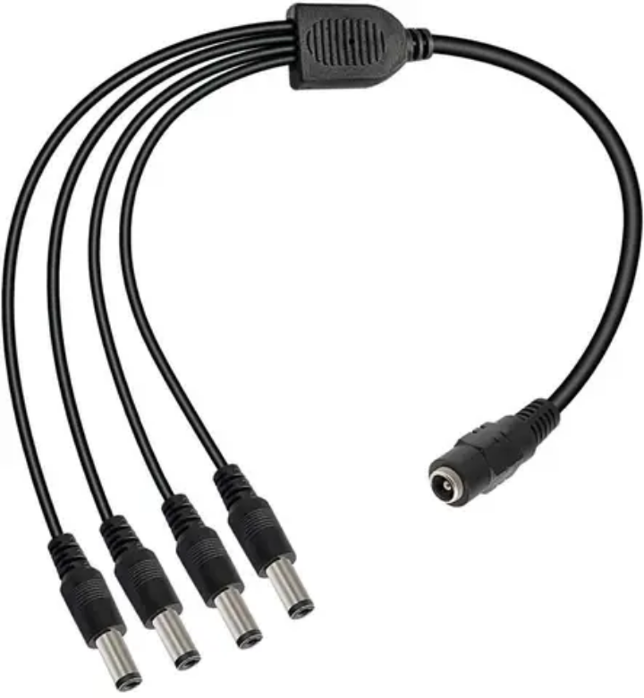 Power Splitter Cable for 5 Cameras by Hiphen Solutions