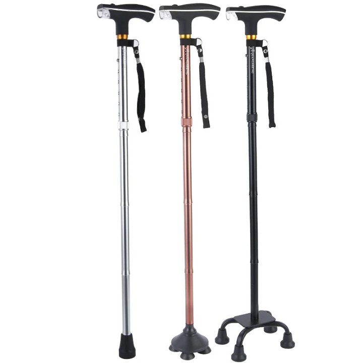 Stable 4-Feet Walking Stick by Scantrik