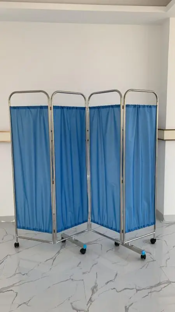 Hospital Privacy 4 Folding Ward Screen by Scantrik