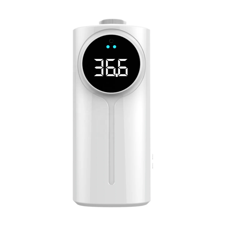 Automatic Soap Dispenser with Thermometer by Hiphen Solutions