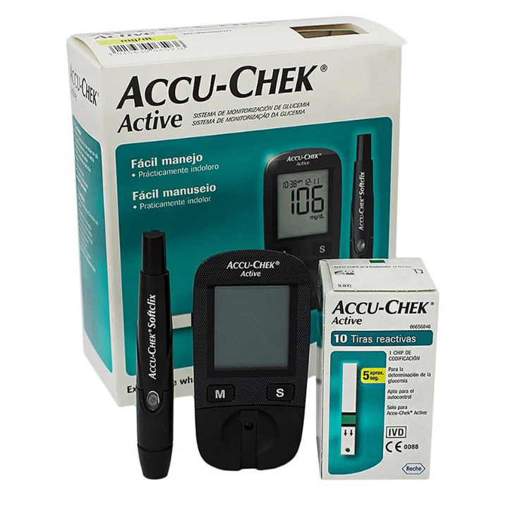 Health Accu-Chek Glucometer Device by Scantrik
