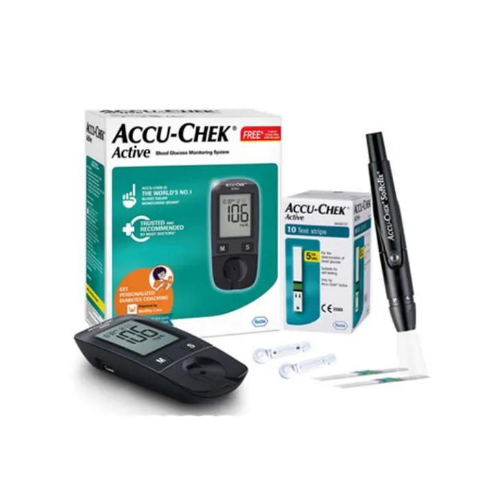 Blood Glucose monitoring Accu CHEK machine by Scantrik