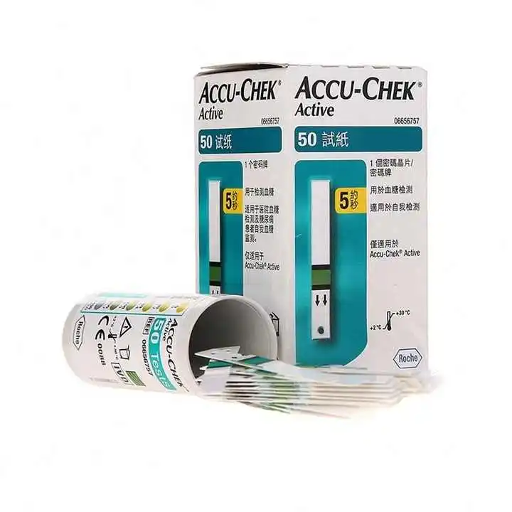 Reliable Accu-CHEK Active Test Strips (50 pcs) by Scantrik
