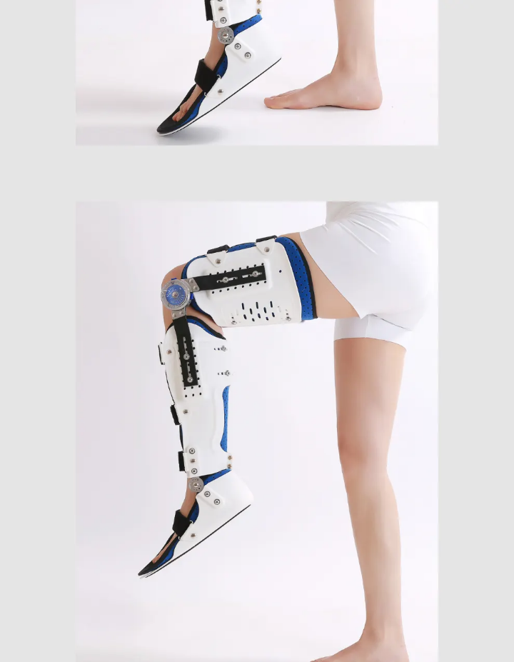 Reusable Adjustable Knee Ankle Foot Fixation Brace by Scantrik