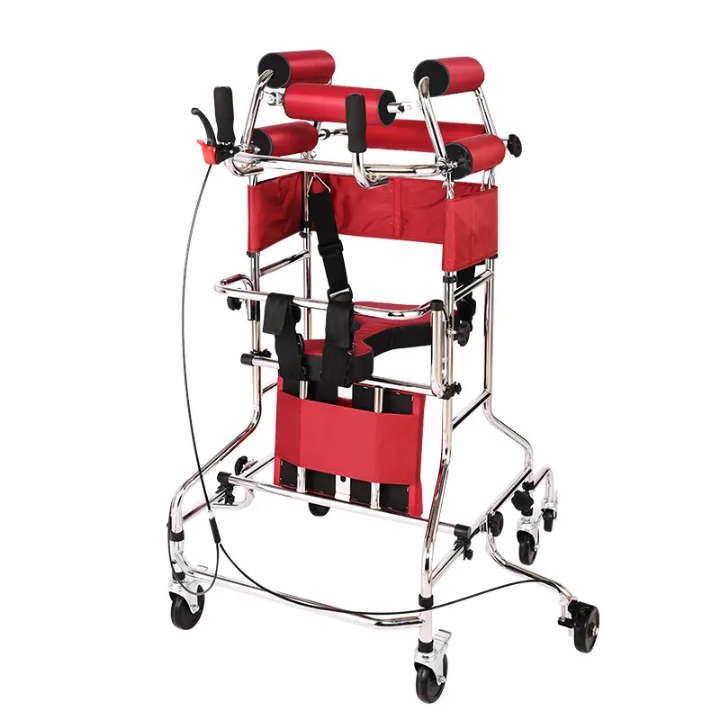 Medical Folding Walking Aid with Wheels by Scantrik