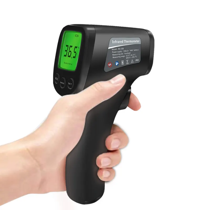 Quality Patient Monitor Aiqura Infrared Forehead Thermometer by Scantrik