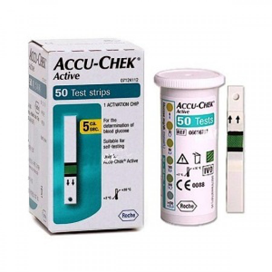 Accu-CHEK Test Strips (50 pcs) by Scantrik