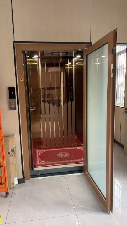 Modern black commercial lift platform by Home Lift Elevator