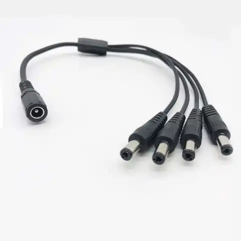 5-Way CCTV Power Splitter Cable by Hiphen Solutions