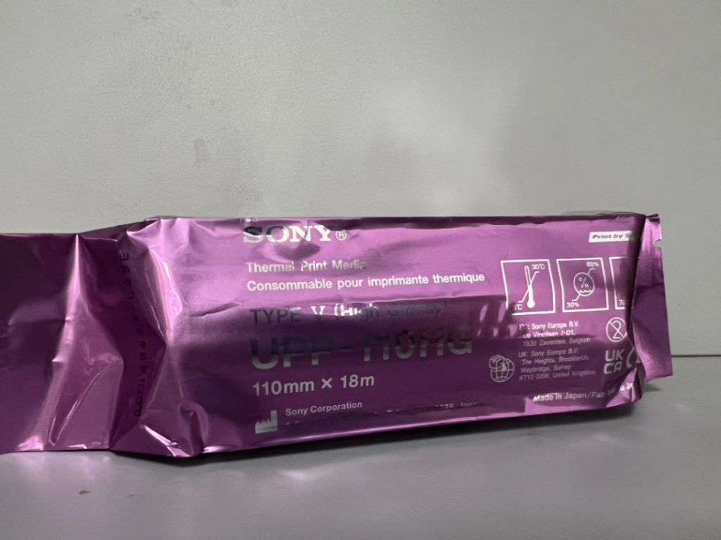 Quality coloured ultrasound printing paper by Scantrik