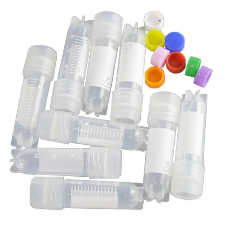 Laboratory 2.0ml Cryotube with Internal Caps by Scantrik