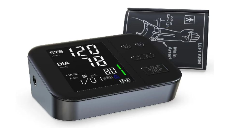 Portable Electronic Blood Pressure Monitor by Scantrik