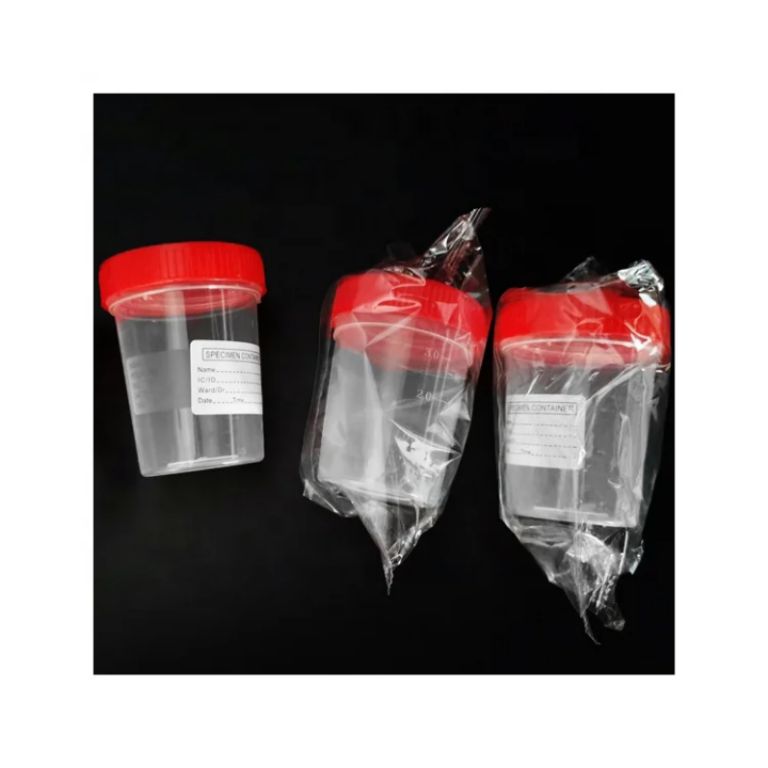 Transparent Specimen Container/Cup 60ml by Scantrik