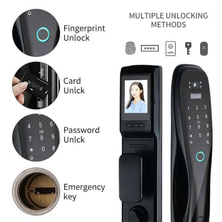 Mobile App Manual Key Smart Door Lock by Hiphen Solutions