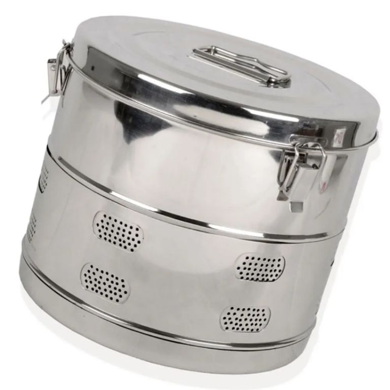 High-Quality Stainless Steel Sterilizing Drum by Scantrik