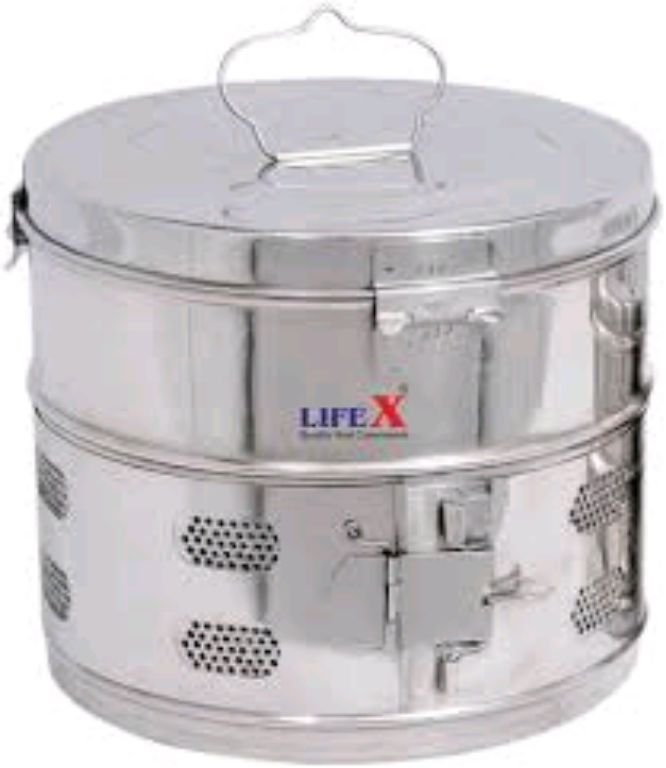 Round Sterilizing Drum 3-in-1 by Scantrik