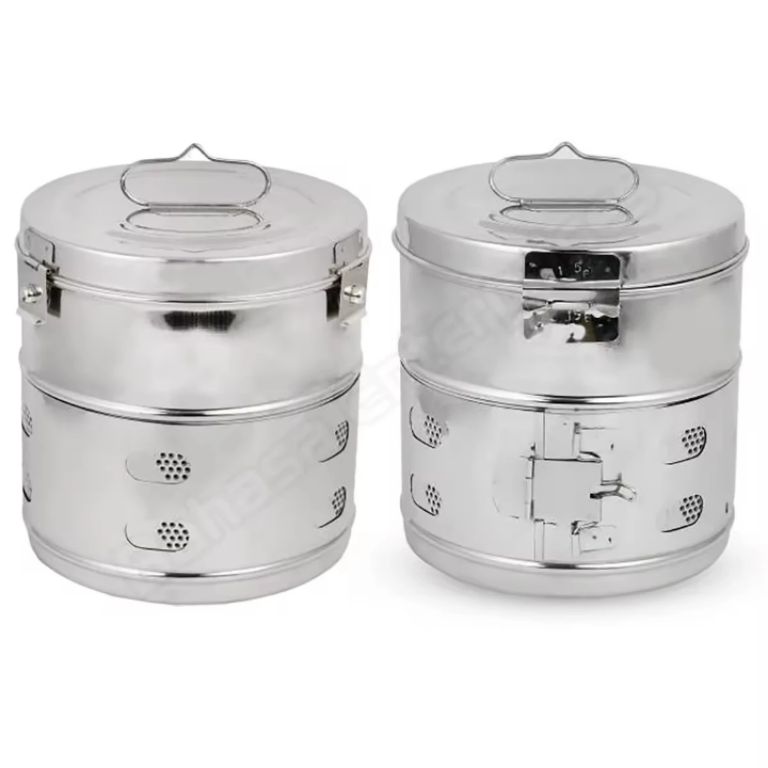 Stainless Steel Sterilizing Drum by Scantrik