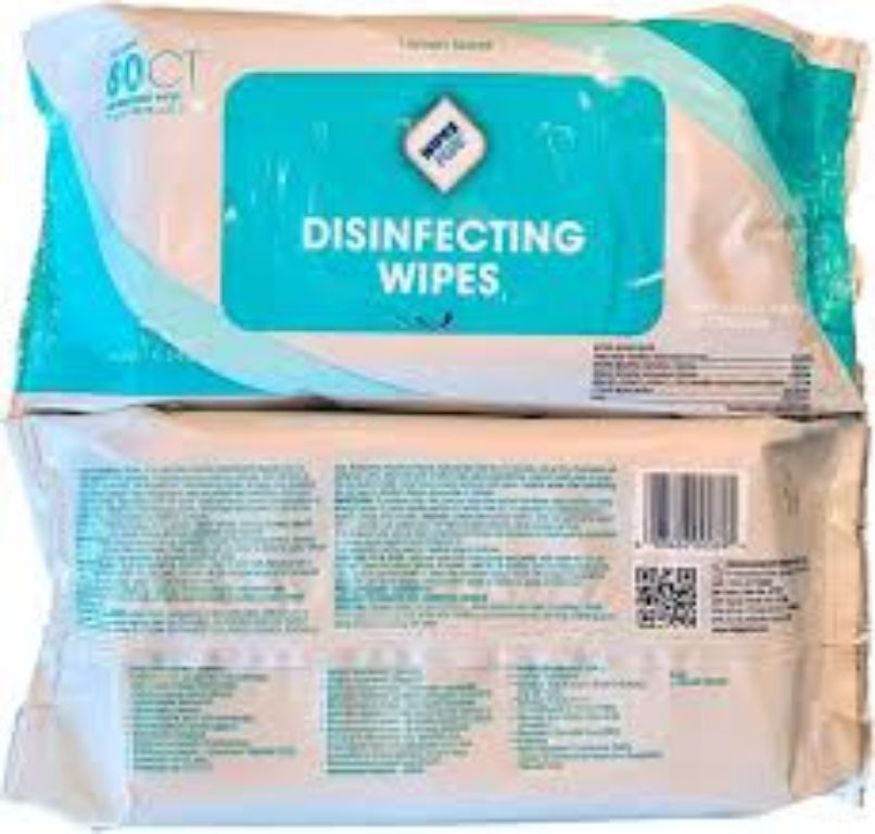Bacteria-Free Wipes Plus Disinfectant Wipe (1 Pack) by Scantrik