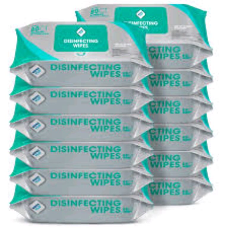 Disposable Wipes + Disinfectant Wipe (Pack) by Scantrik
