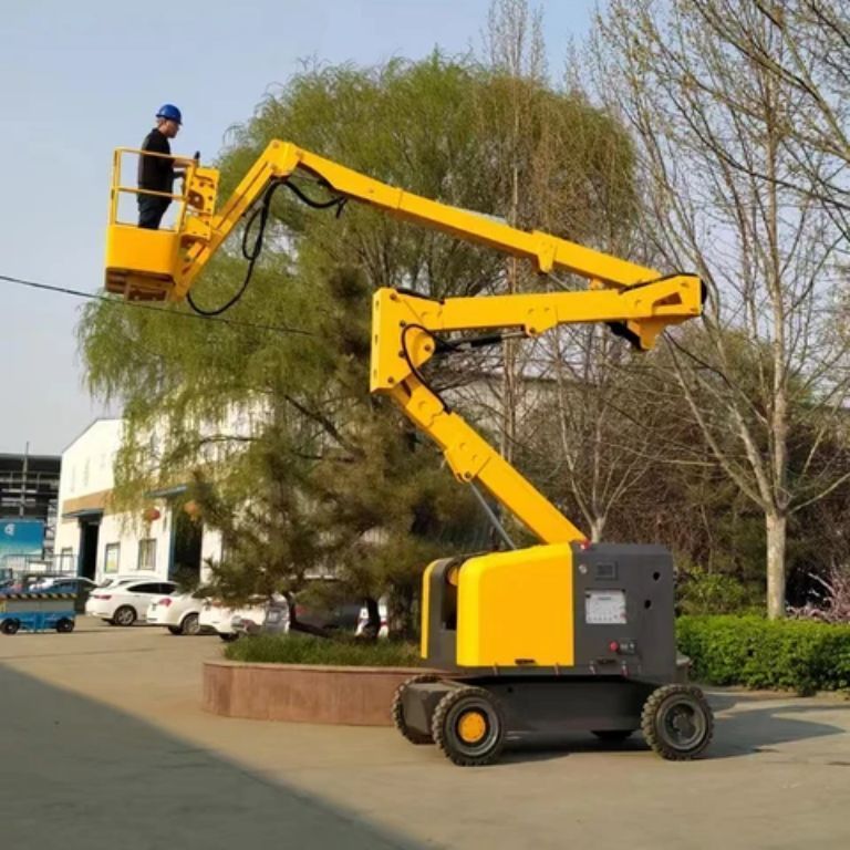 Articulating towable boomlift by Home lift elevator