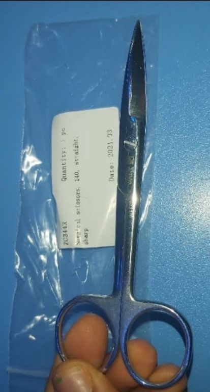 Straight Scissors for Hospital Surgical Use by Scantrik