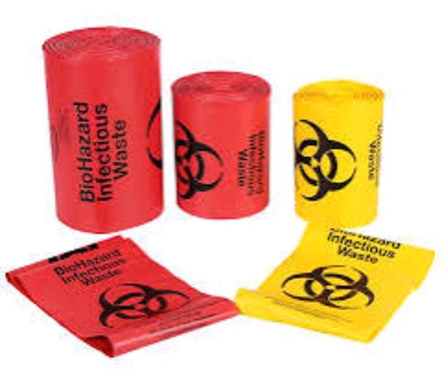 Medical Trash 50pcs Biohazard Bag by Scantrik