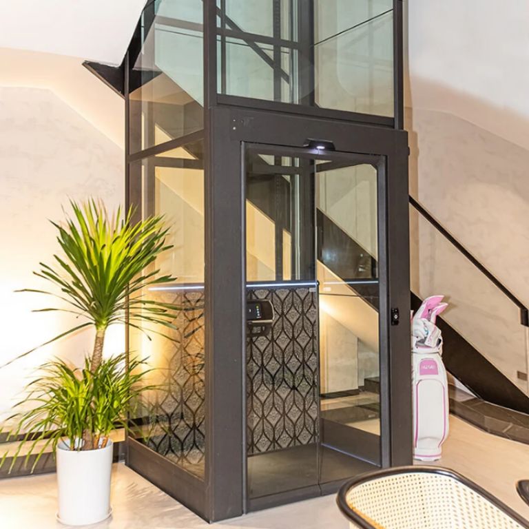 Vacuum powered home platform by Home lift elevator