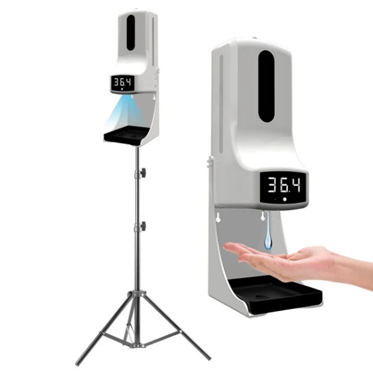 Automatic Hand Sanitizer with Thermometer by Hiphen Solutions