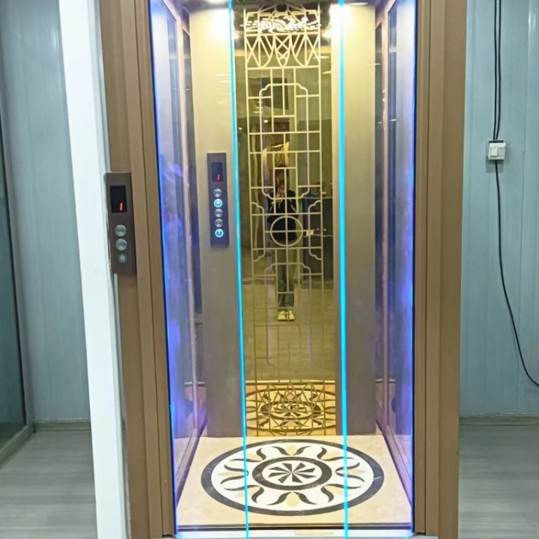 Home elevator by PVC by Home lift elevator