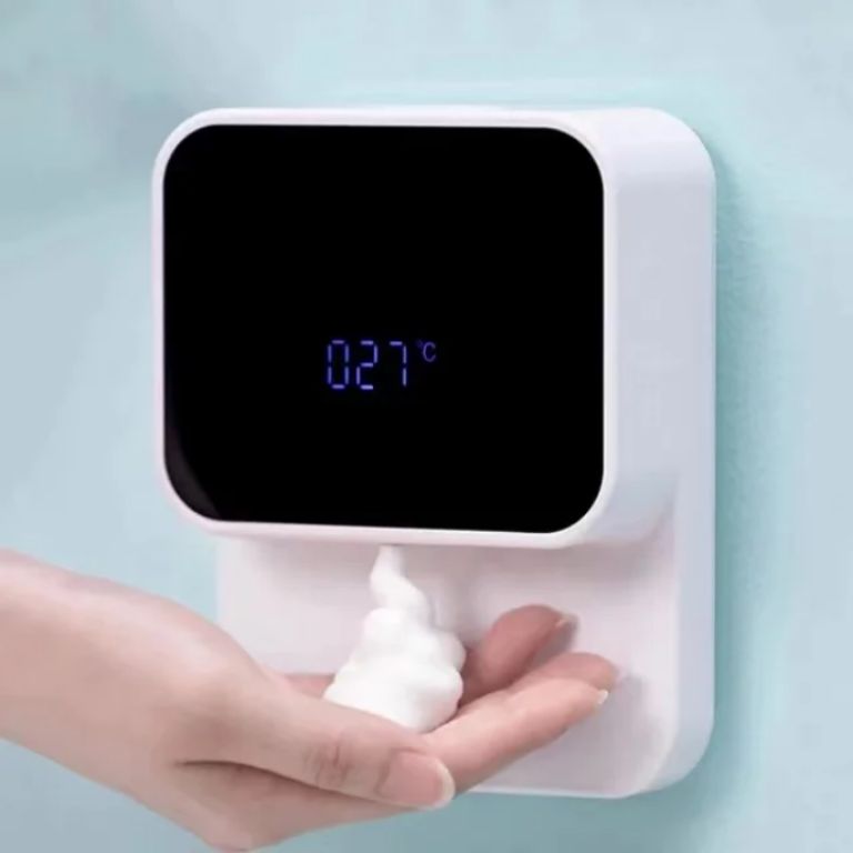 Smart Soap Dispenser with Temperature Display by Hiphen Solutions