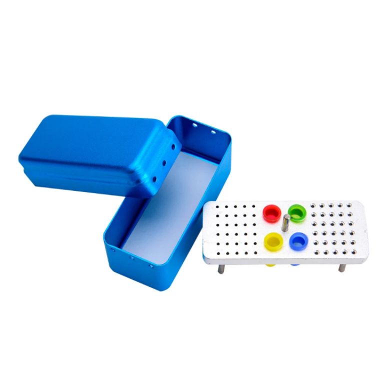 Aluminum Dental Bur Disinfectant Box by Scantrik