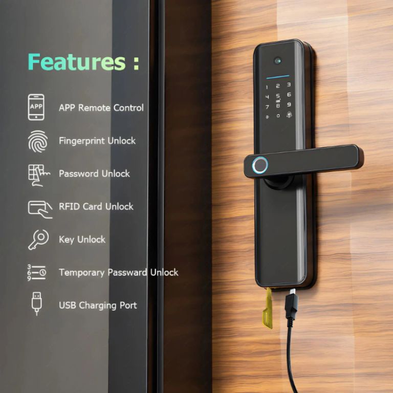 Keypad & Fingerprint Entry Lock by Hiphen Solutions