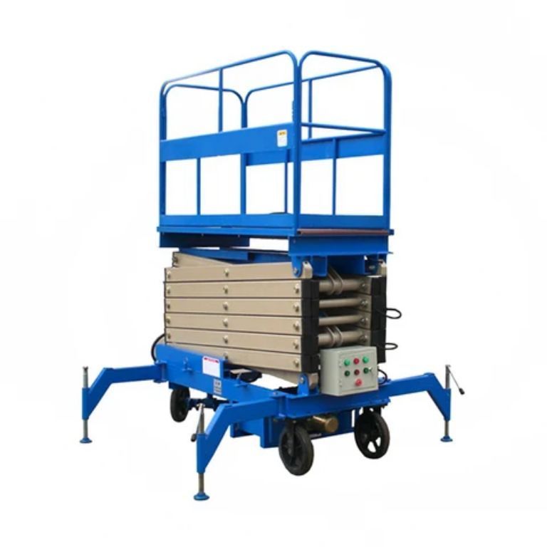 Hydraulic mobile small boomlift platform by Home lift elevator