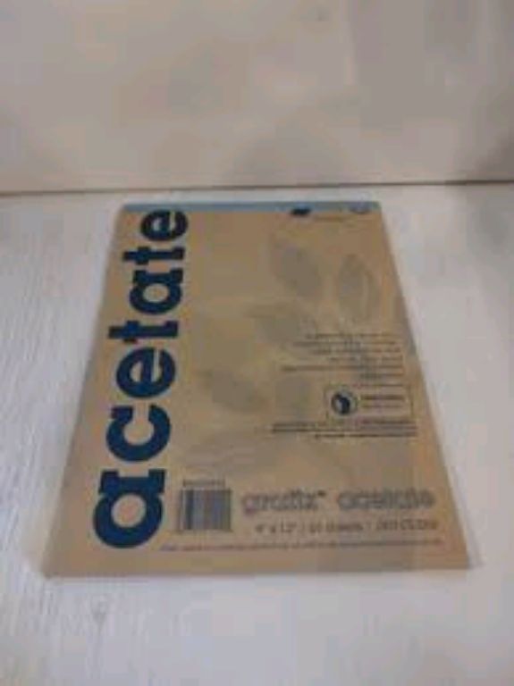 Acetate Clear Plastic Film by Scantrik
