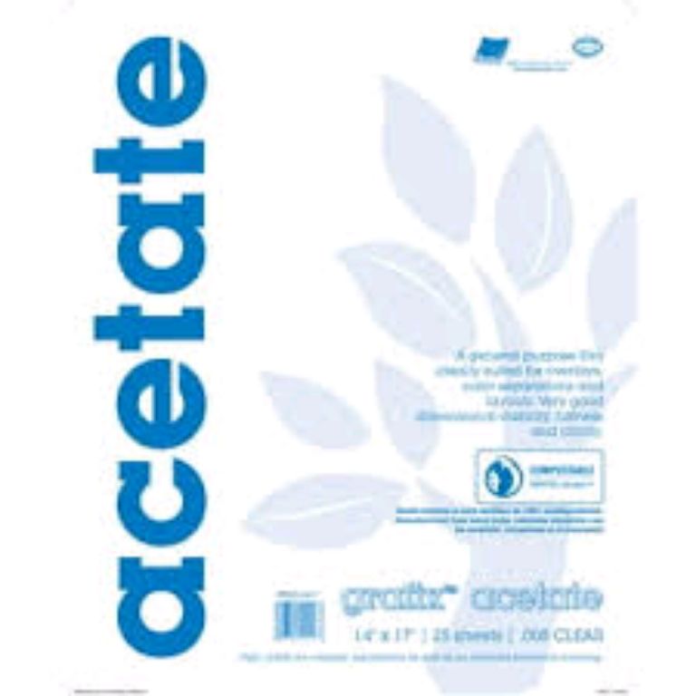 Acetate Paper with Transparent Film Base by Scantrik