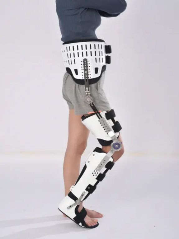 Knee Ankle Foot Fixation Support Movement by Scantrik