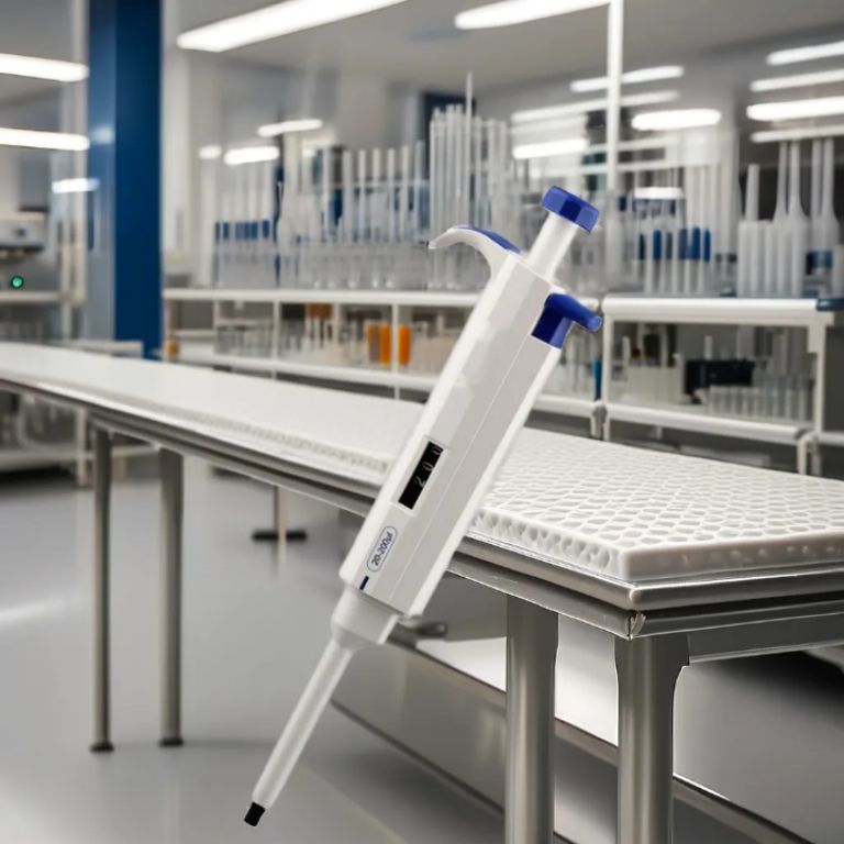 Medical Adjustable Pipette 0.5-10µL by Scantrik