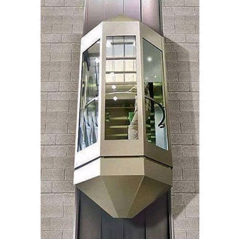 Stainless steel hotel lift by Home lift elevator
