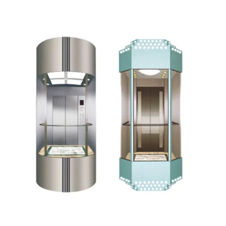 Passenger panoramic home lift platform by Home lift elevator