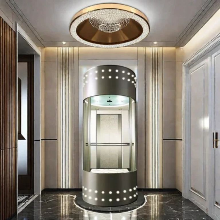 Cut angle panoramic elevator by Home lift elevator