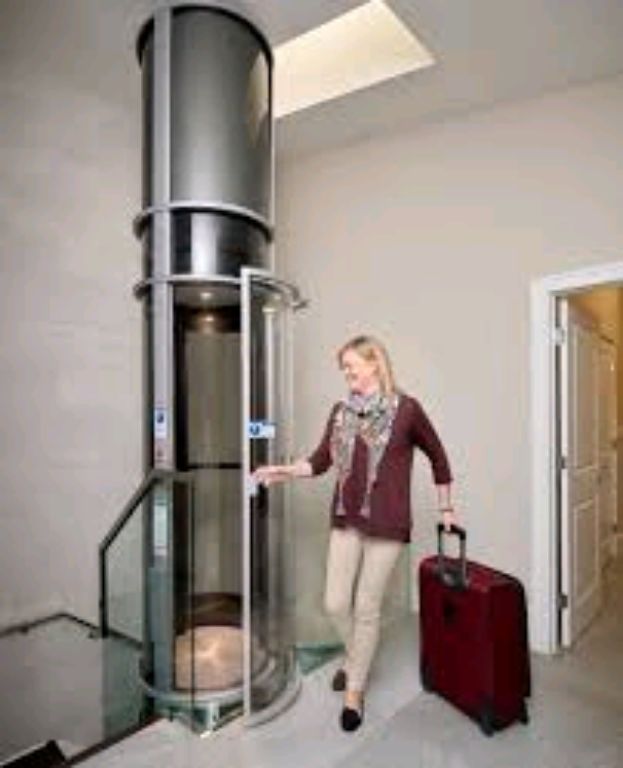 Full Round Compact Home Lift by Home Lift Elevator