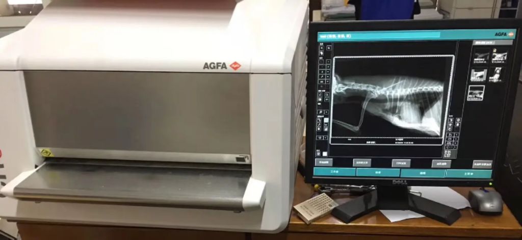 AGFA CR30-X with 2 Cassettes + Workstation Medical Equipment by Scantrik