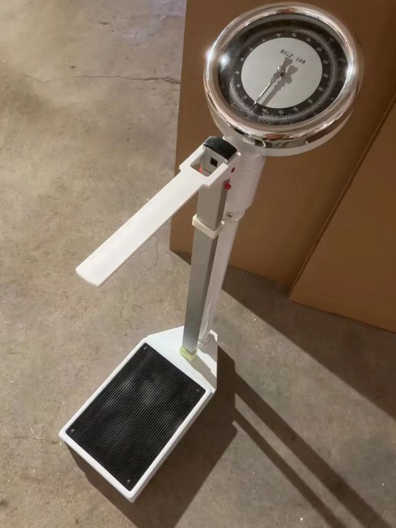 Analog Weighing Scale with Height Meter by Scantrik