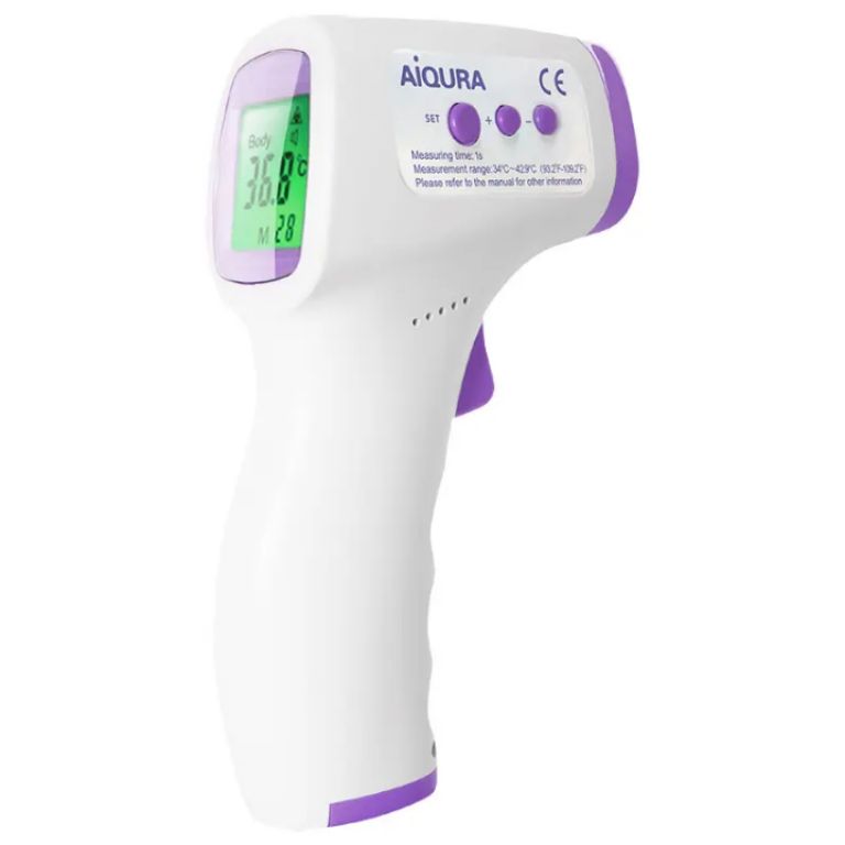 Automatic Aiqura Infrared Forehead Thermometer by Scantrik