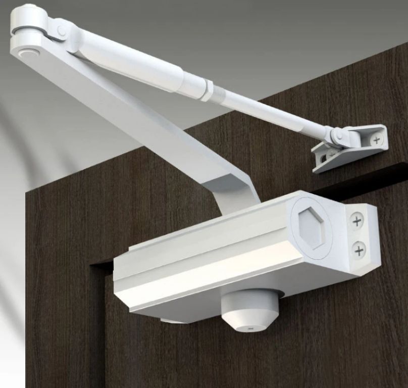 Surface-Mounted Door Closer by Hiphen Solutions
