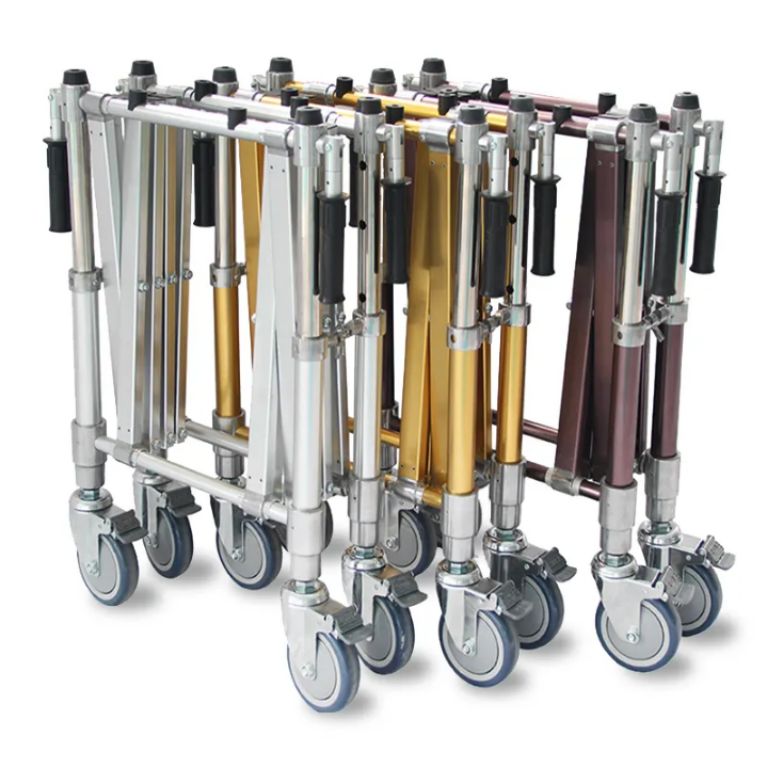 Medical Aluminum Alloy Church Funeral Trolley by Scantrik